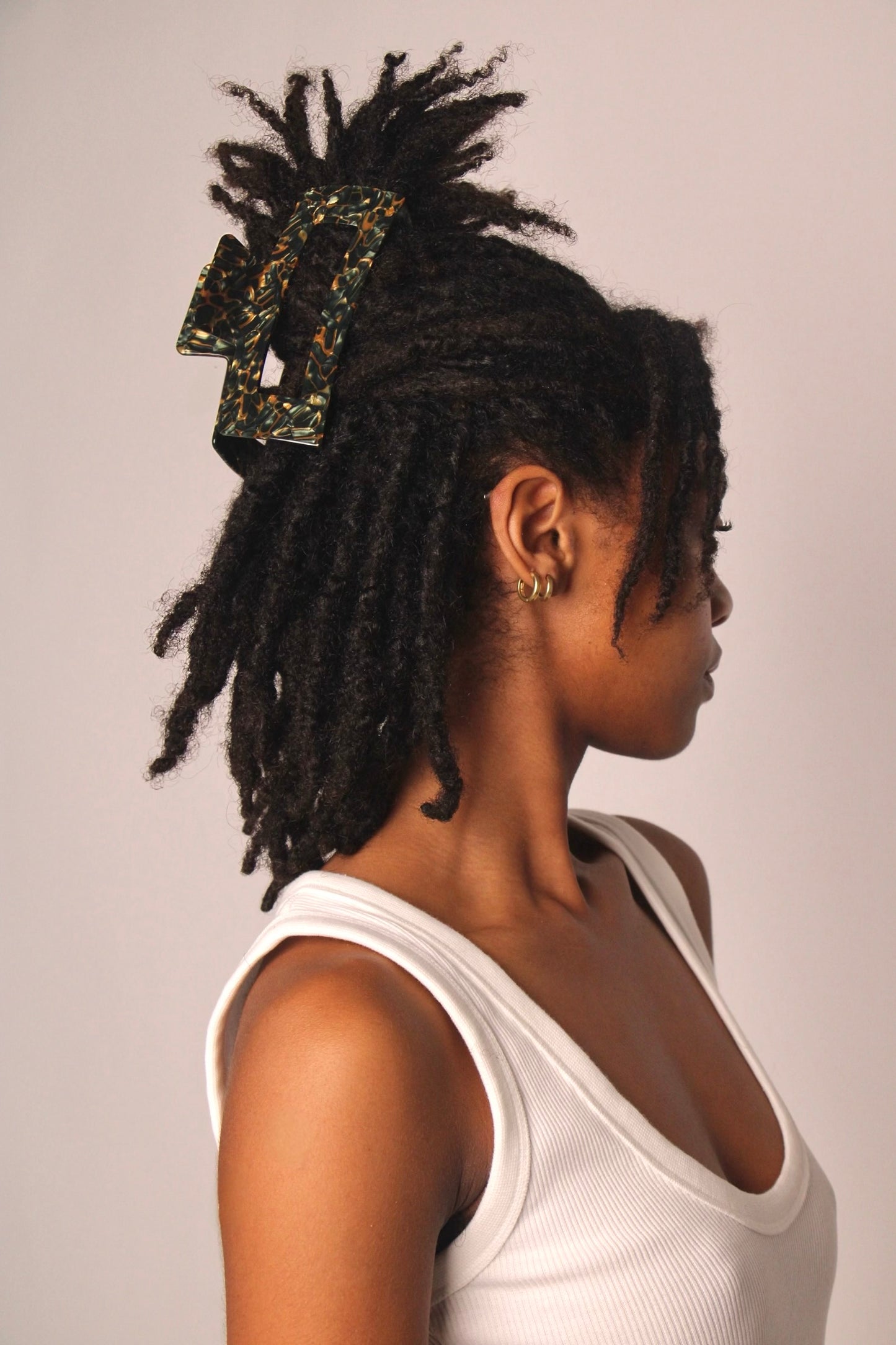 Tiger’s Eye Claw Clip