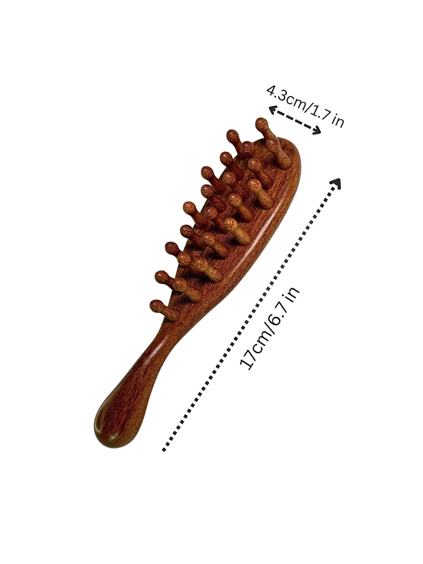 Wooden Scalp Massage Brush for Locs & Braids
